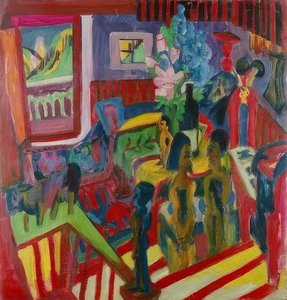 Rincón del estudio de Ernst Ludwig Kirchner