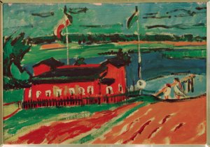 Baños cerca de Dresde de Ernst Ludwig Kirchner