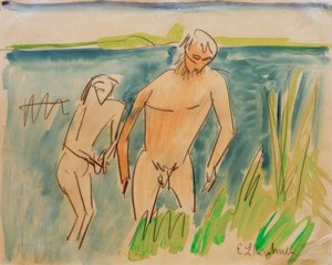 Bañistas en Moritzburg