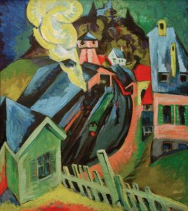 Estación de Königstein de Ernst Ludwig Kirchner