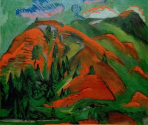Límite de árboles de Ernst Ludwig Kirchner