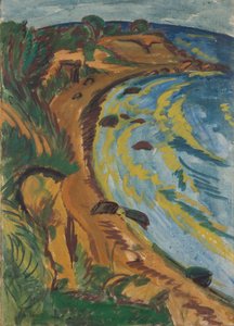Bahía en la costa de Fehmarn de Ernst Ludwig Kirchner
