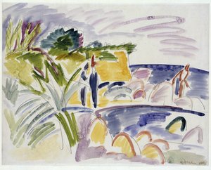 Playa en Fehmarn, 1913