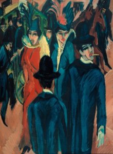 Escena callejera de Berlín de Ernst Ludwig Kirchner