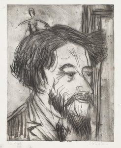 Retrato del Profesor Enrico Padua de Ernst Ludwig Kirchner