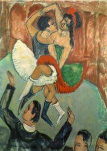 Mujeres negras bailando de Ernst Ludwig Kirchner