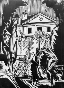 Jardín botánico (Jena) de Ernst Ludwig Kirchner