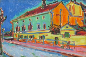 Salón de baile Bellevue, 1909-10 de Ernst Ludwig Kirchner