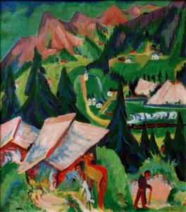 El Junkerboden desde Stafel de Ernst Ludwig Kirchner