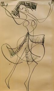 Bailarina extática de Ernst Ludwig Kirchner