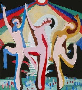 Danza de colores de Ernst Ludwig Kirchner