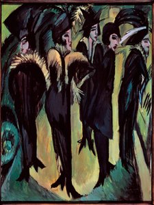 Cinco mujeres en la calle de Ernst Ludwig Kirchner