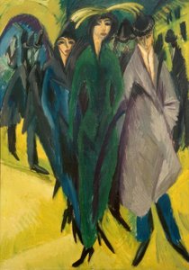 Mujeres en la calle de Ernst Ludwig Kirchner