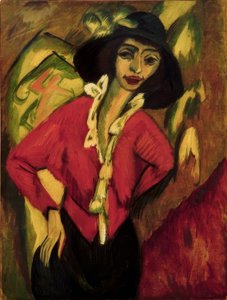 Cabeza de mujer, Gerda de Ernst Ludwig Kirchner