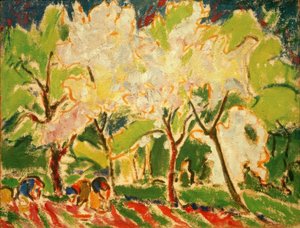 Paisaje de primavera de Ernst Ludwig Kirchner
