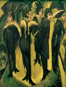 Cinco mujeres en la calle de Ernst Ludwig Kirchner