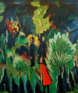 Jardín Graef en Jena de Ernst Ludwig Kirchner