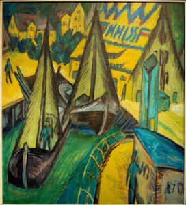 Puerto de Burgstaaken de Ernst Ludwig Kirchner