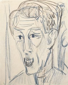 Cabeza de Bauknecht de Ernst Ludwig Kirchner