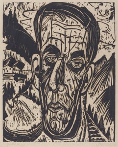 Cabeza de van de Velde, Brillante de Ernst Ludwig Kirchner