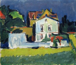 Casa en un paisaje de Ernst Ludwig Kirchner