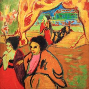 Teatro japonés de Ernst Ludwig Kirchner