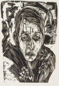 Joven con cigarrillo de Ernst Ludwig Kirchner