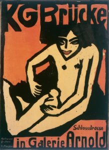KG Brücke / en la Galería Arnold de Ernst Ludwig Kirchner