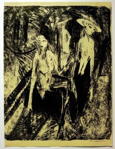 Cocottes en el Kurfürstendamm de Ernst Ludwig Kirchner