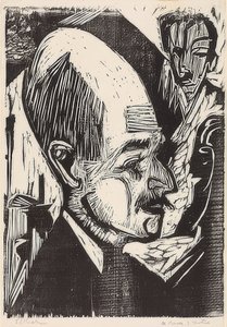 Cabeza del Dr. Bauer de Ernst Ludwig Kirchner