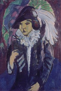 Dama en el parque, 1912 de Ernst Ludwig Kirchner