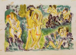 Jardín del amor de Ernst Ludwig Kirchner