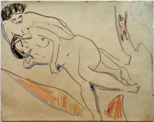 Pareja Reclinada de Ernst Ludwig Kirchner
