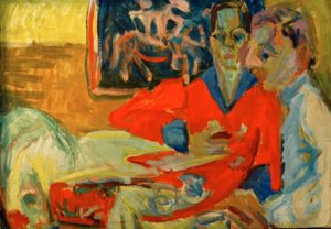 Café de la mañana de Ernst Ludwig Kirchner