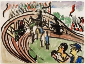 Carrera de motos de Ernst Ludwig Kirchner