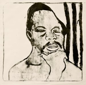 Cabeza de negro de Ernst Ludwig Kirchner