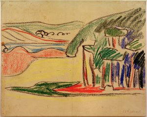 Sin título (Estanques de Moritzburg) de Ernst Ludwig Kirchner