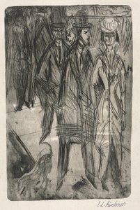 En la Calle de Ernst Ludwig Kirchner