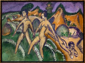 Sobre el mar de Ernst Ludwig Kirchner