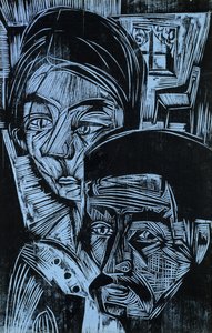 Pareja Campesina en la Cabaña, 1919