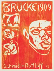 Retrato de Schmidt-Rottluff de Ernst Ludwig Kirchner