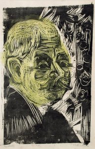 Retrato del Dr. Spengler, 1919 de Ernst Ludwig Kirchner