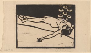 Desnudo reclinado de Ernst Ludwig Kirchner