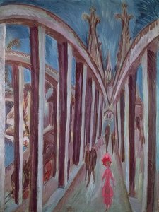 Puente del Rin en Colonia. 1914 de Ernst Ludwig Kirchner