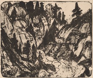 Arroyo Rocoso de Ernst Ludwig Kirchner
