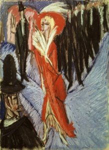 Cocota roja de Ernst Ludwig Kirchner