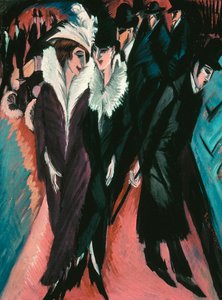 Calle, Berlín de Ernst Ludwig Kirchner