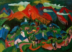 Regreso de los animales, Stafelalp de Ernst Ludwig Kirchner
