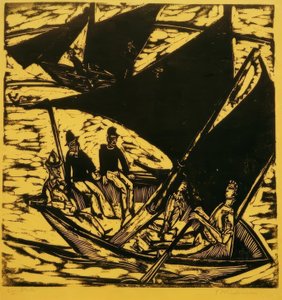 Veleros en Fehmarn de Ernst Ludwig Kirchner