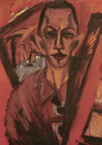Autorretrato de Ernst Ludwig Kirchner